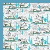 Coral Mountain Scenic Bedsheet