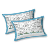 Coral Mountain Scenic Bedsheet