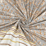 Golden Ivy Stripe Bedsheet