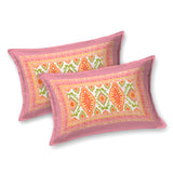 Coral Blossom Ethnic Bedsheet