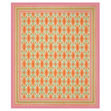 Coral Blossom Ethnic Bedsheet