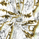 Aqua Mountain Scenic Bedsheet