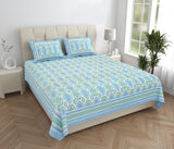 Aqua Fern Heritage Bedsheet