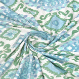 Aqua Fern Heritage Bedsheet