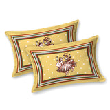 Green Garba Folk Dance Bedsheet