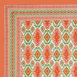 Tangerine Bloom Ikat Bedsheet