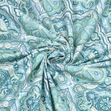 Aqua Medallion Royale Bedsheet