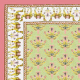 Lime Camel Garden Bedsheet