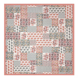 Coral Elephant Patchwork Bedsheet