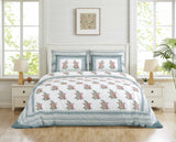 Sky Paisley Elegance Bedsheet