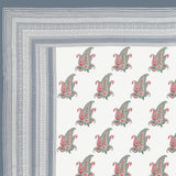Sky Paisley Elegance Bedsheet