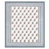 Sky Paisley Elegance Bedsheet