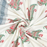 Sky Paisley Elegance Bedsheet