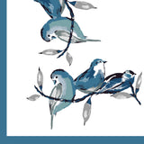 Blue Marigold Bird Bedsheet