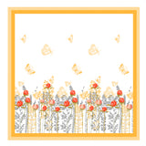 Peach Floral Vine Bedsheet