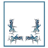 Blue Marigold Bird Bedsheet