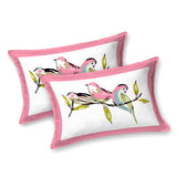 Sage Watercolor Birds Bedsheet