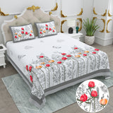 Green Blossom Garden Bedsheet