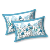 Blue Blossom Garden Bedsheet