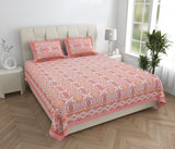 Coral Medallion Bloom Bedsheet
