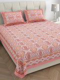 Coral Medallion Bloom Bedsheet