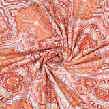 Coral Medallion Bloom Bedsheet