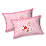 Pink Kids Cartoon Play Bedsheet