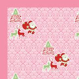 Pink Kids Cartoon Play Bedsheet