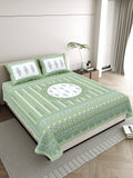 Rose Floral Round Pattern Bedsheet