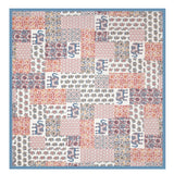 Sky Blue Elephant Patchwork Bedsheet