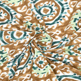 Golden Aura Mandala Bedsheet