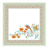 Peach Majestic Bird Bedsheet