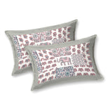 Teal Mist Elephant Patchwork Bedsheet