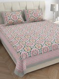 Grey Harmony Mandala Bedsheet