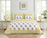 Sunshine Paisley Elegance Bedsheet