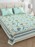 Sky Bloom Harmony Bedsheet