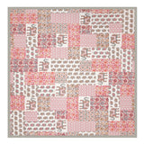 Crimson Bloom Elephant Patchwork Bedsheet