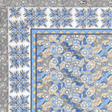 Sapphire Floral Royale Bedsheet