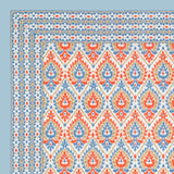 Orange Ikat Breeze Bedsheet Set