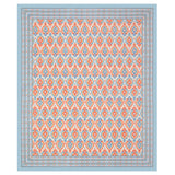 Orange Ikat Breeze Bedsheet Set