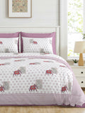 Lavender Elephant Polka Bedsheet