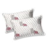 Lavender Elephant Polka Bedsheet
