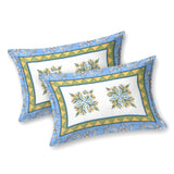 Blue Meadow Floral Bedsheet