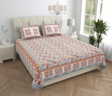 Sunset Bloom Vine Bedsheet