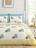 Jaipuri Elephant Parade Bedsheet