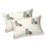 Jaipuri Elephant Parade Bedsheet