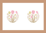 Orange  Garden Bedsheet