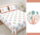 Teal Ikat Royale Bedsheet