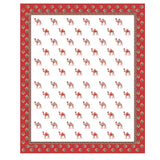 Red Camel Jaipuri Printed Bedsheet