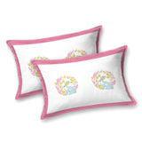Peach Tulip Bloom Bedsheet